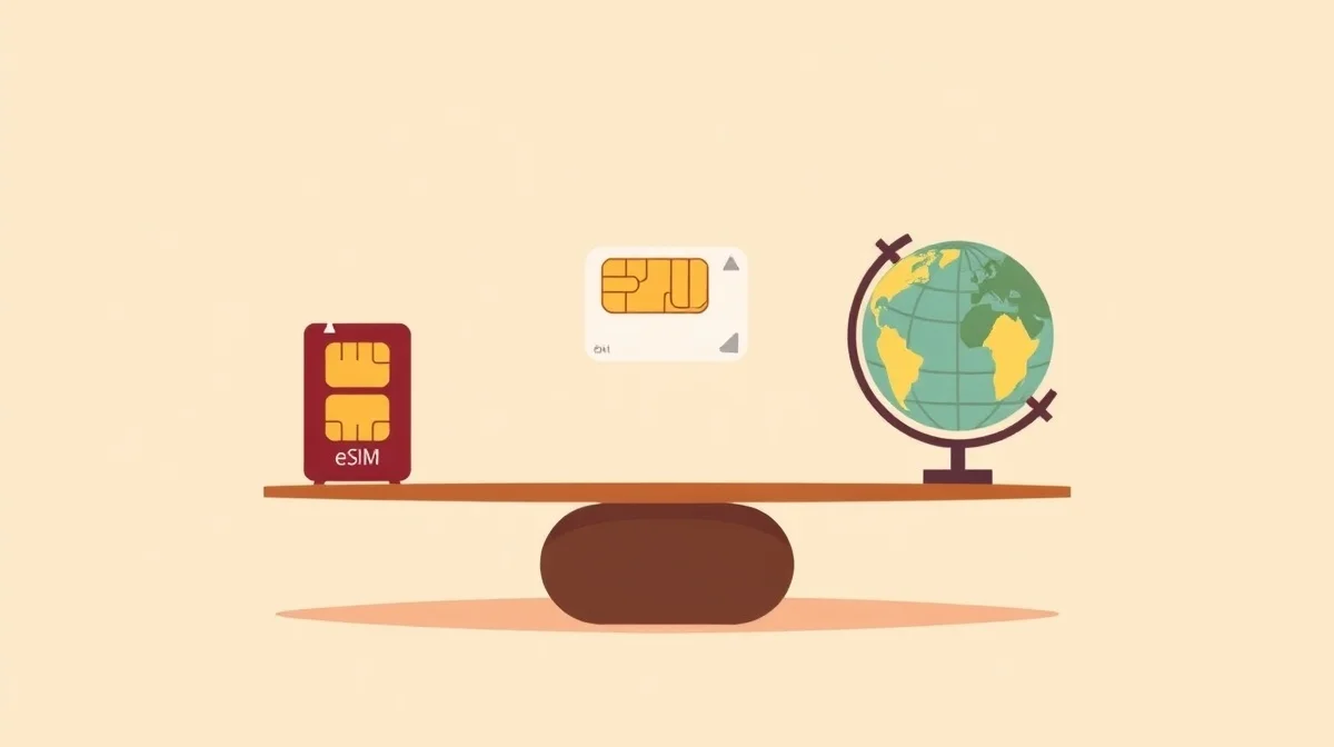 Illustration for best travel esim